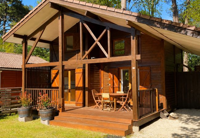 Chalet à Gujan-Mestras - Chalet Familial avec internet - Village Khelus